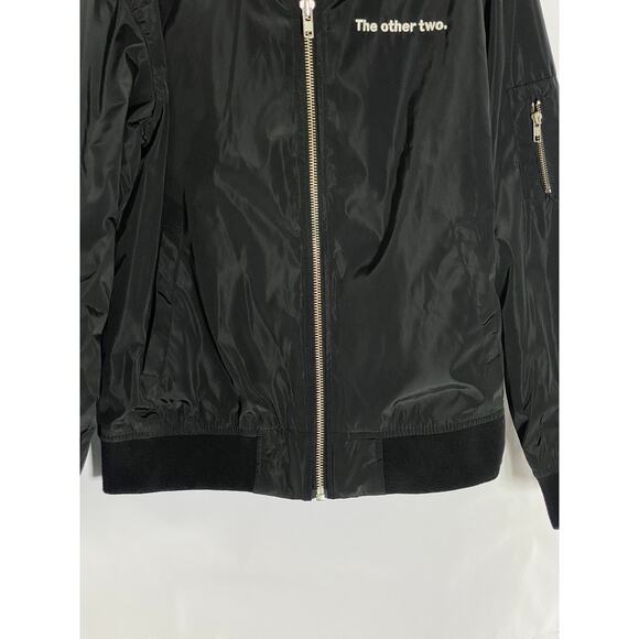 THREADFAST Unisex Adult Black Custom-Made 'The Other Two' Bomber Jacket SZ M - Picture 6 of 10